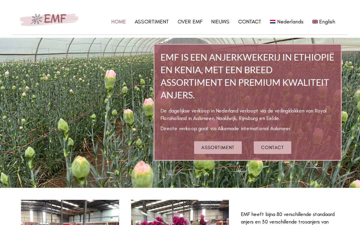 East Africa Magical Farms website preview