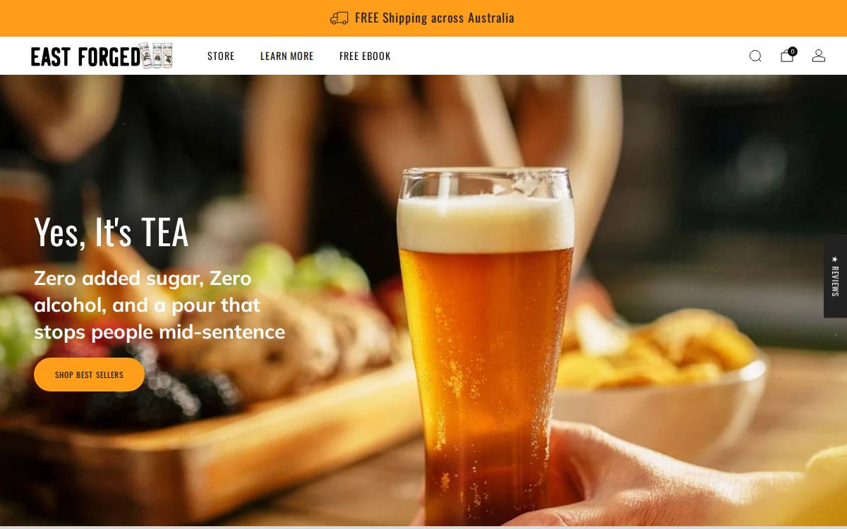 East Forged website preview