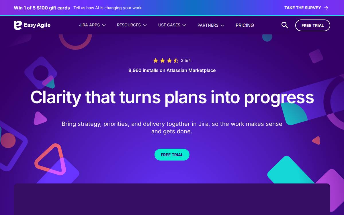 Easy Agile website preview