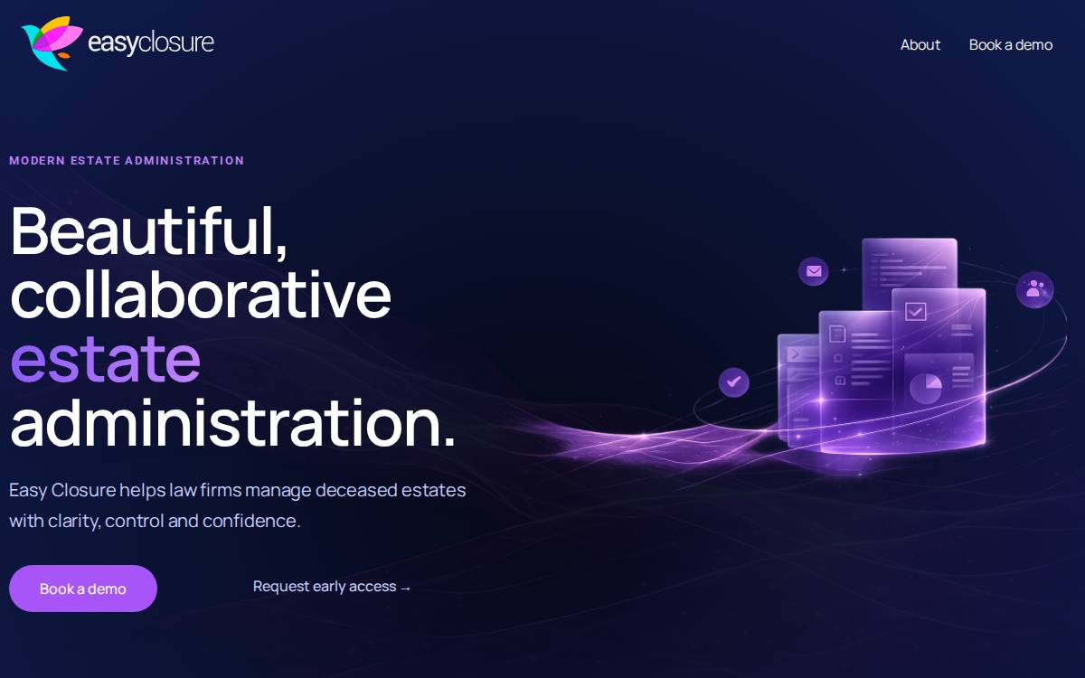 Easy Closure website preview