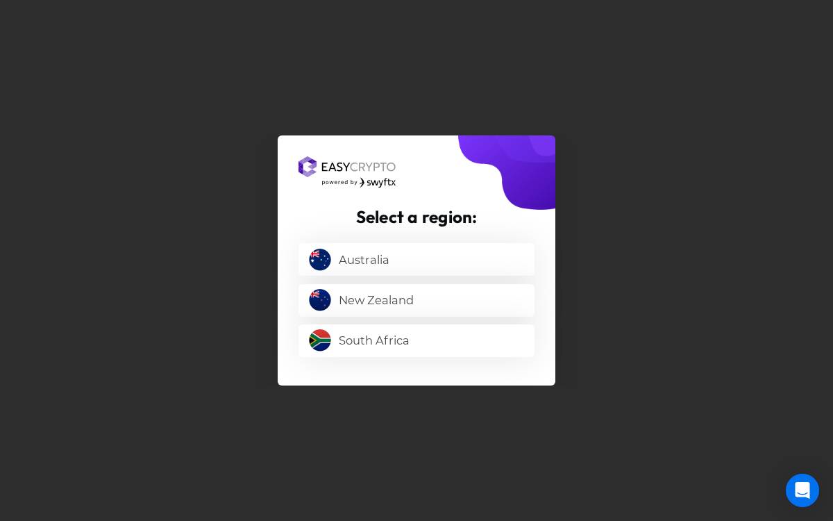 Easy Crypto website preview
