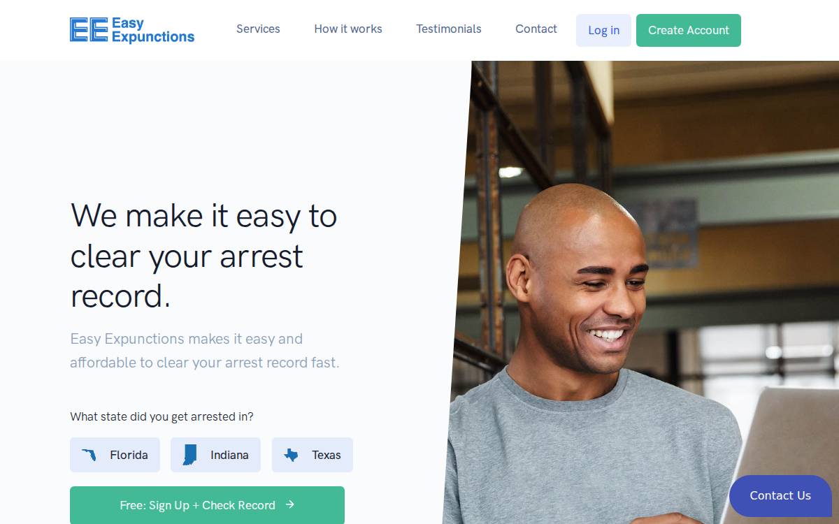 Easy Expunctions website preview