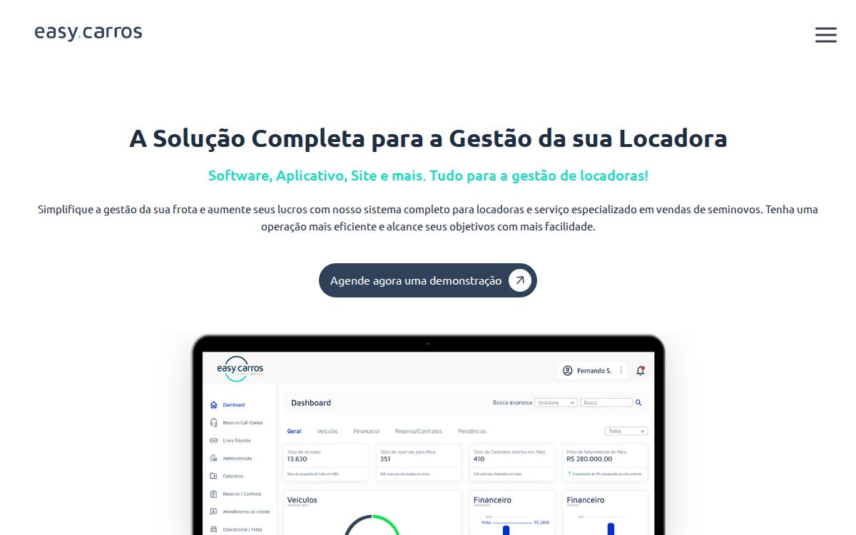 EasyCarros website preview