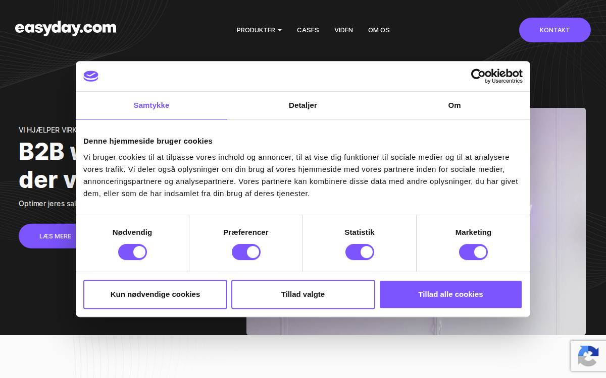 Easyday website preview