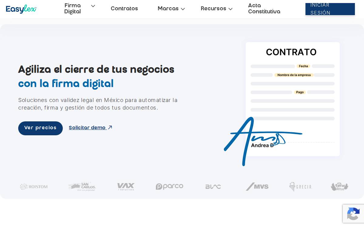 EasyLex website preview