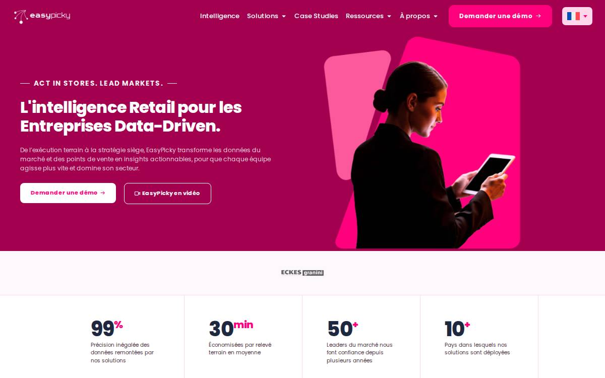 Easypicky website preview