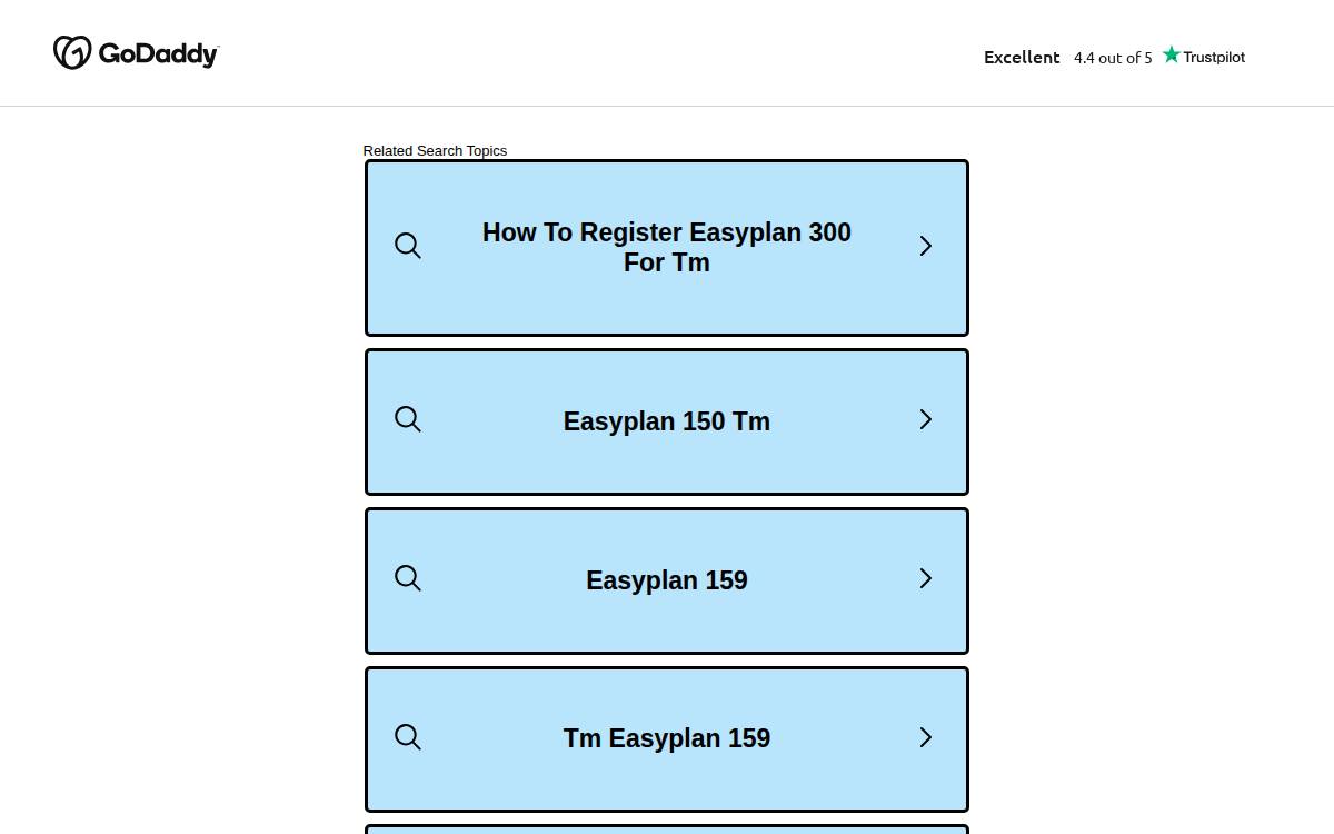 Easyplan website preview
