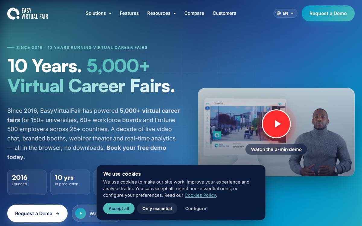 Easyvirtualfair website preview