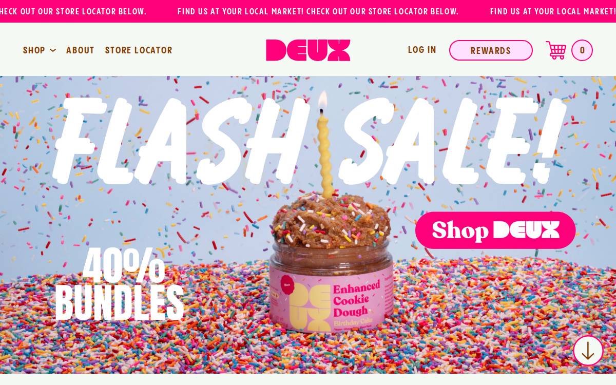 Eatdeux website preview