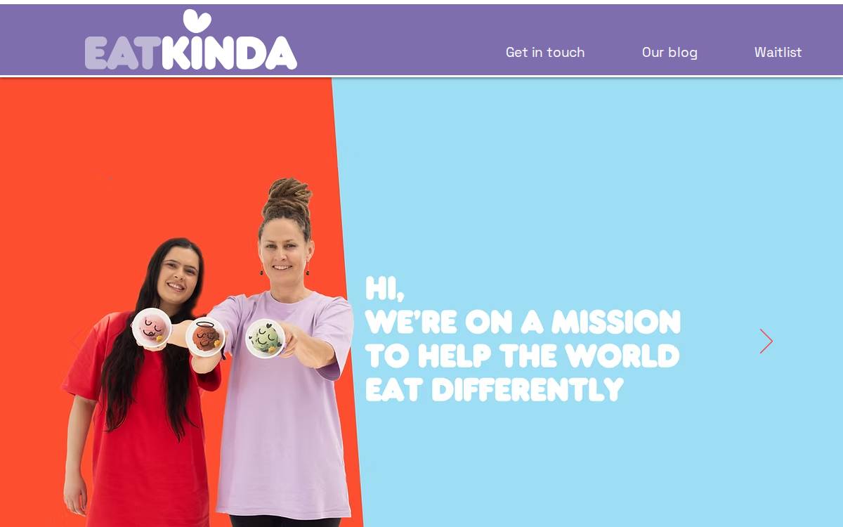 EatKinda website preview