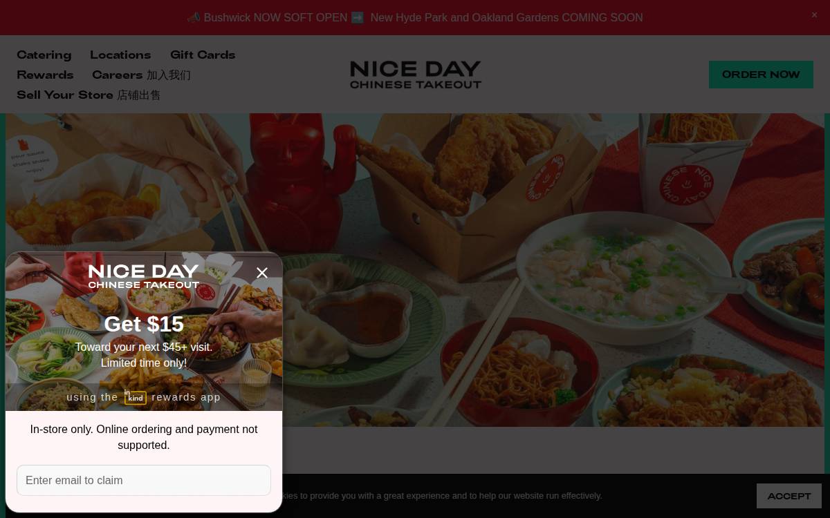 Eatniceday website preview