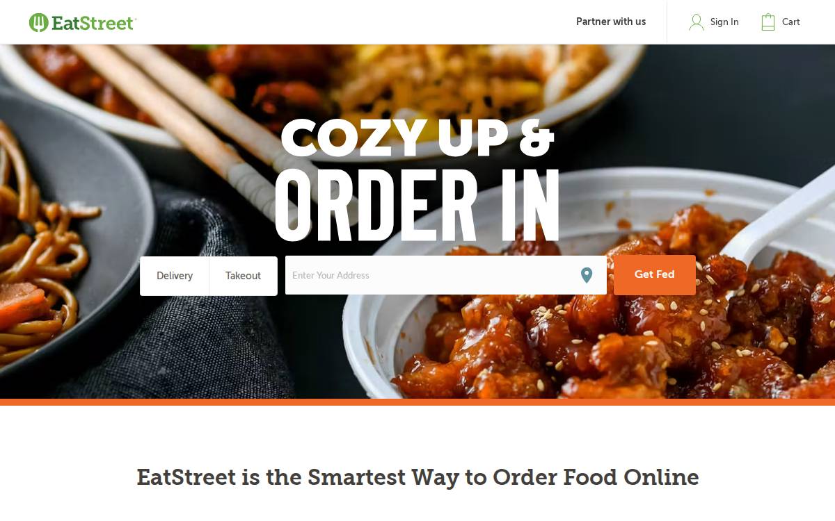 EatStreet website preview
