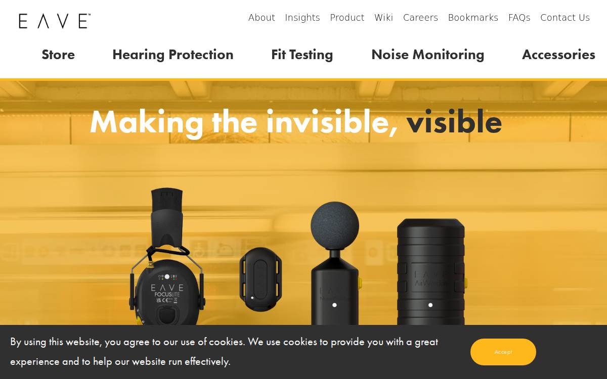 Eave website preview