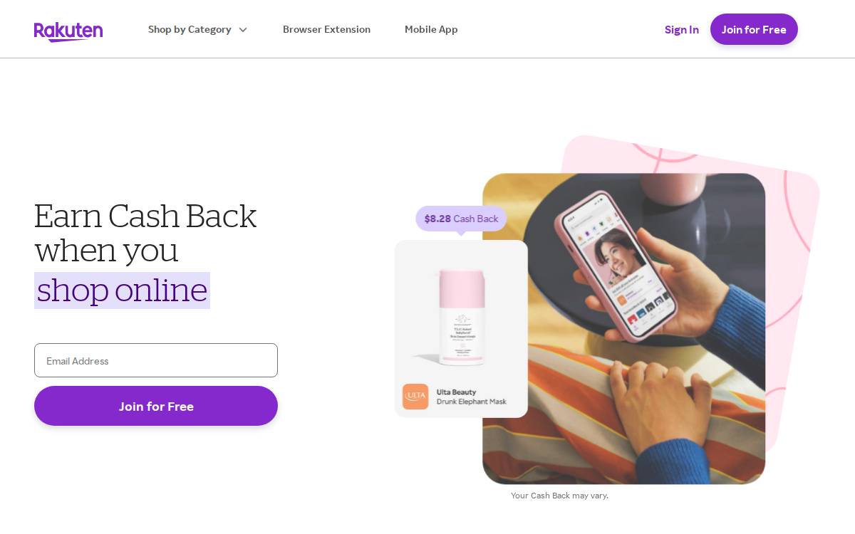 eBates website preview