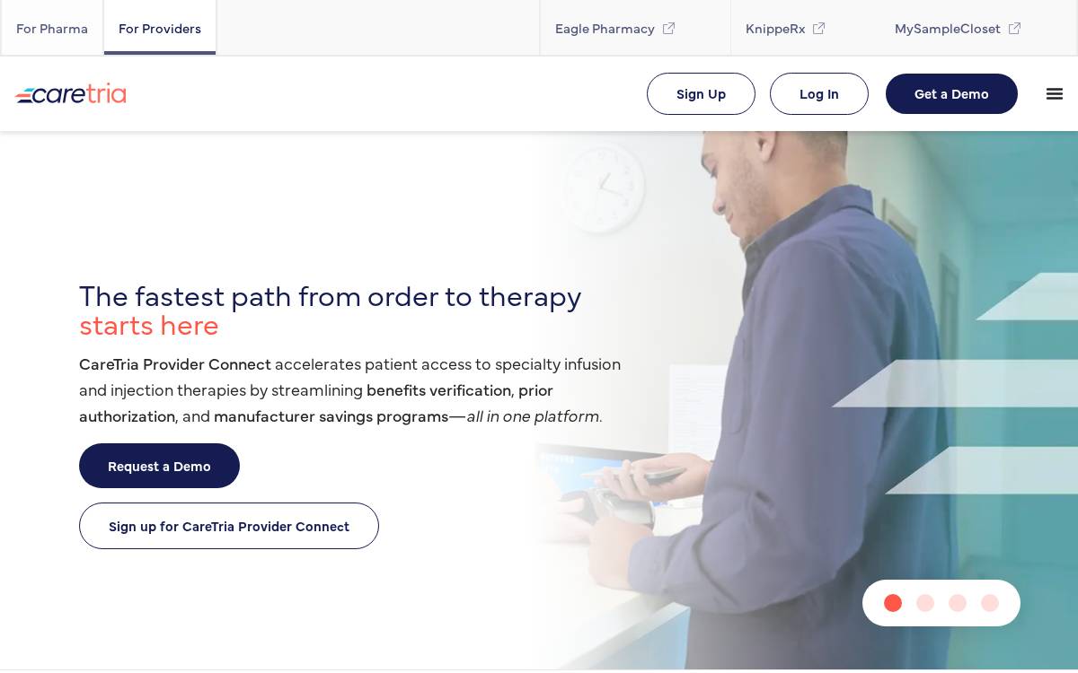eBlu Solutions website preview