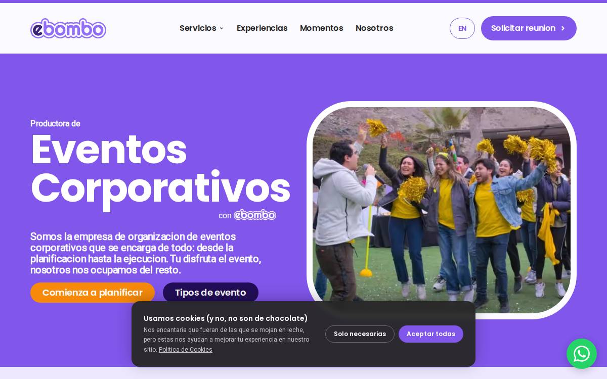 Ebombo website preview