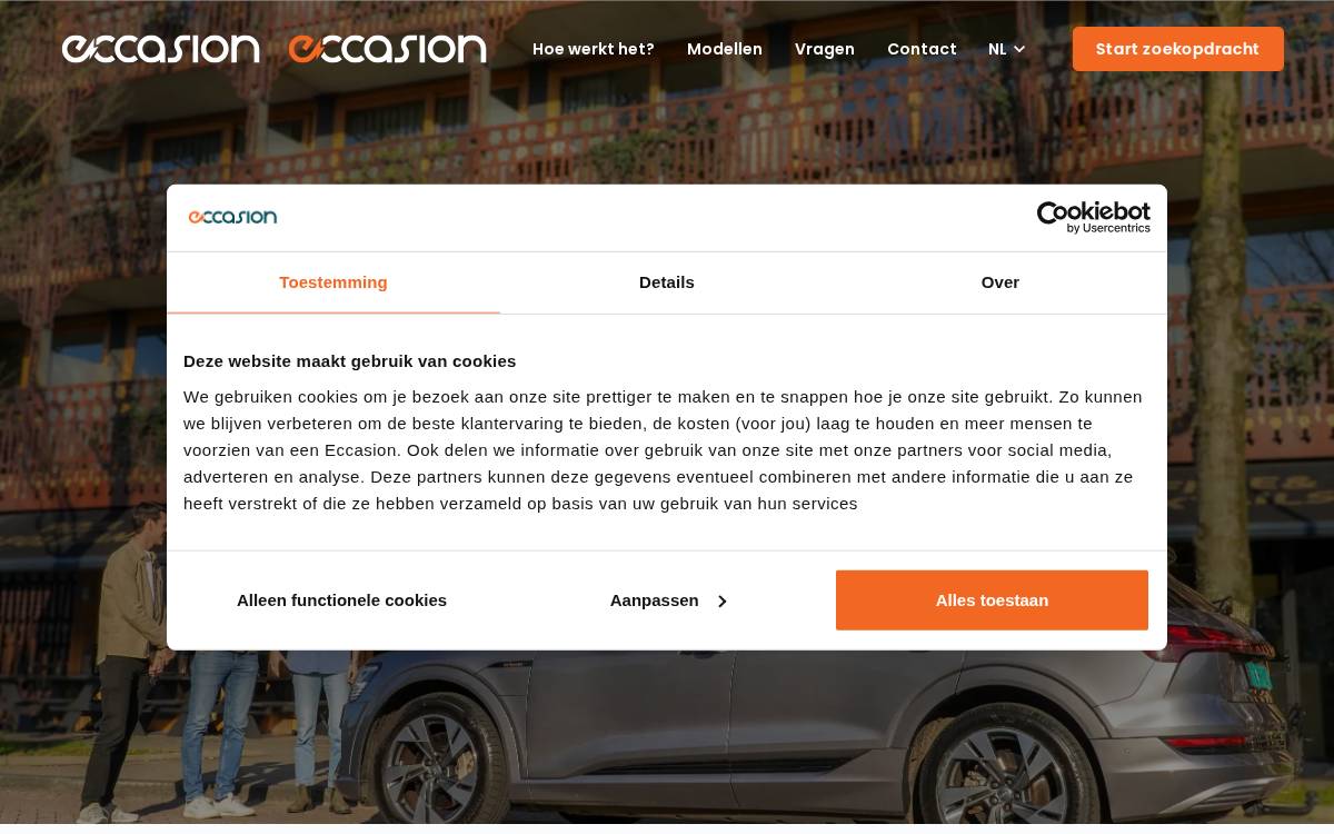 Eccasion website preview