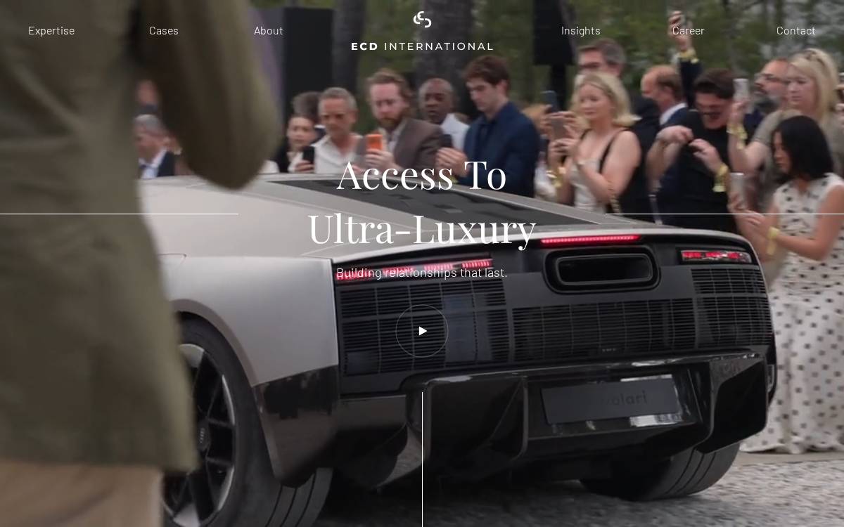 ECD International Holding GmbH website preview