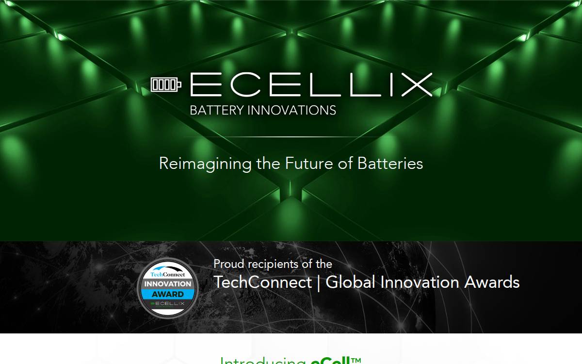 Ecellix website preview