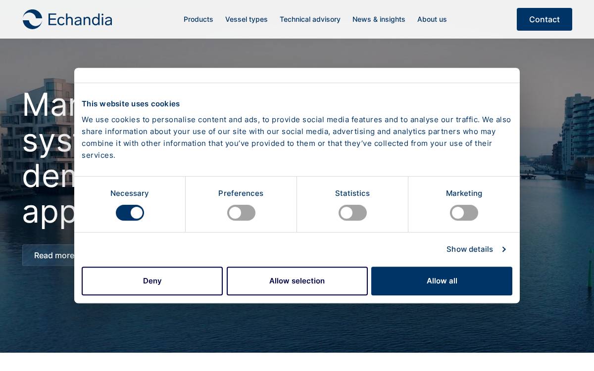 Echandia website preview