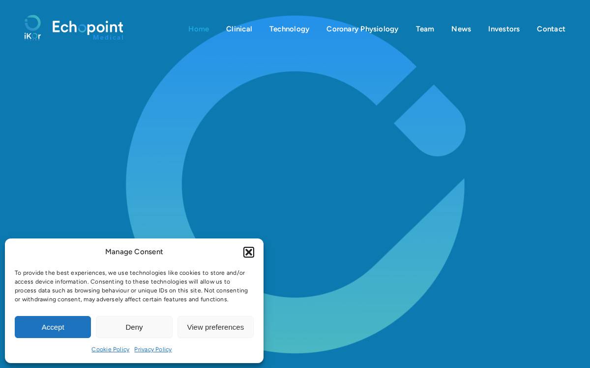 Echopoint Medical website preview