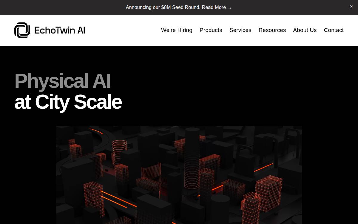 EchoTwin AI website preview