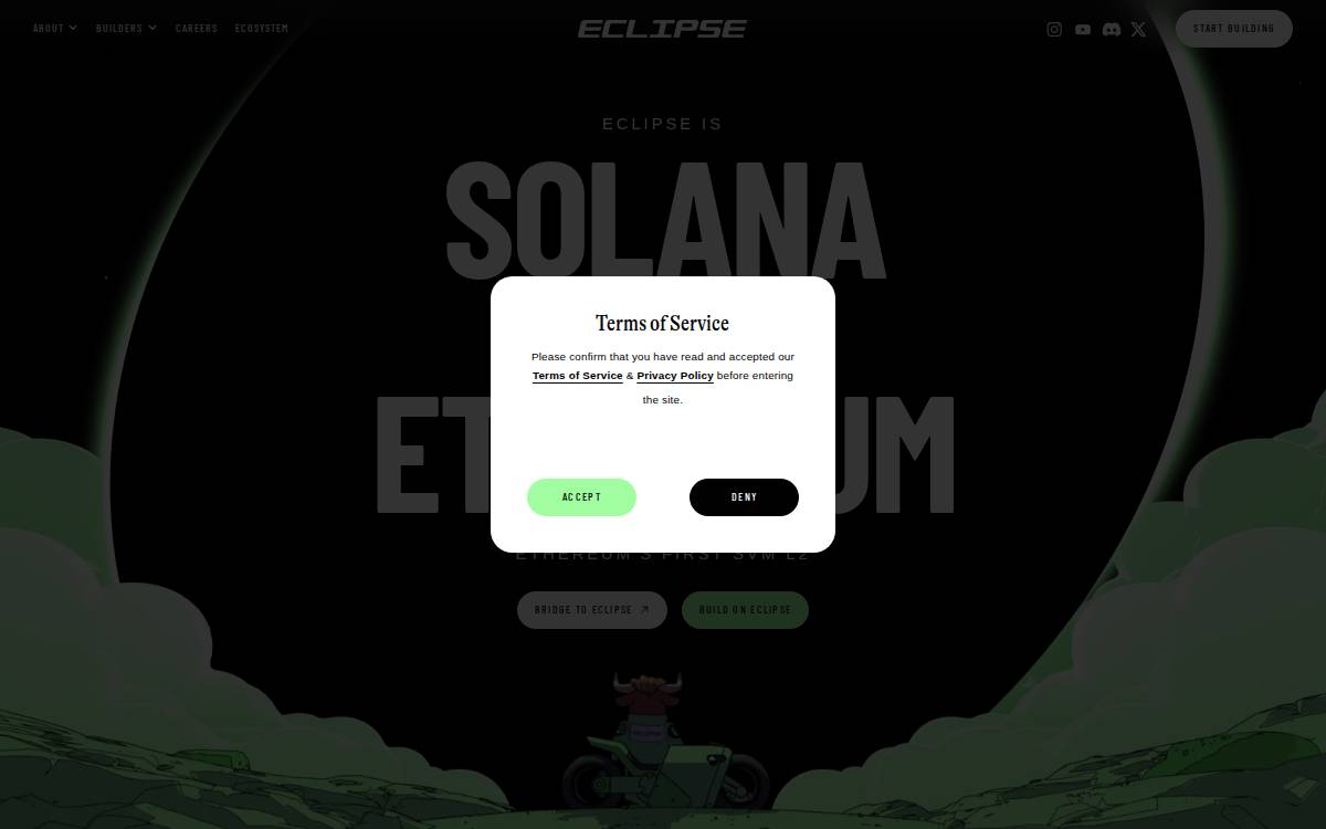 Eclipse website preview