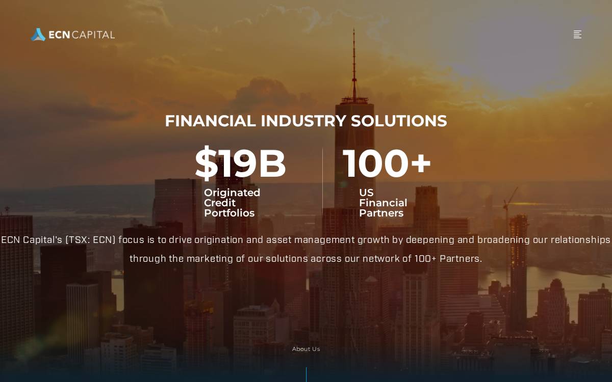 Ecn Capital website preview