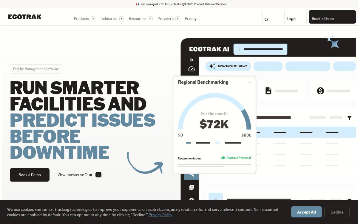 eco trak website preview
