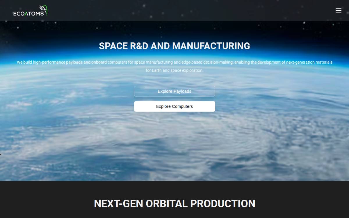 Ecoatoms website preview