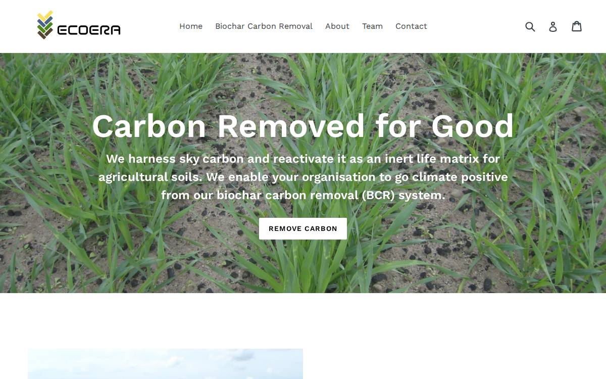 Ecoera website preview
