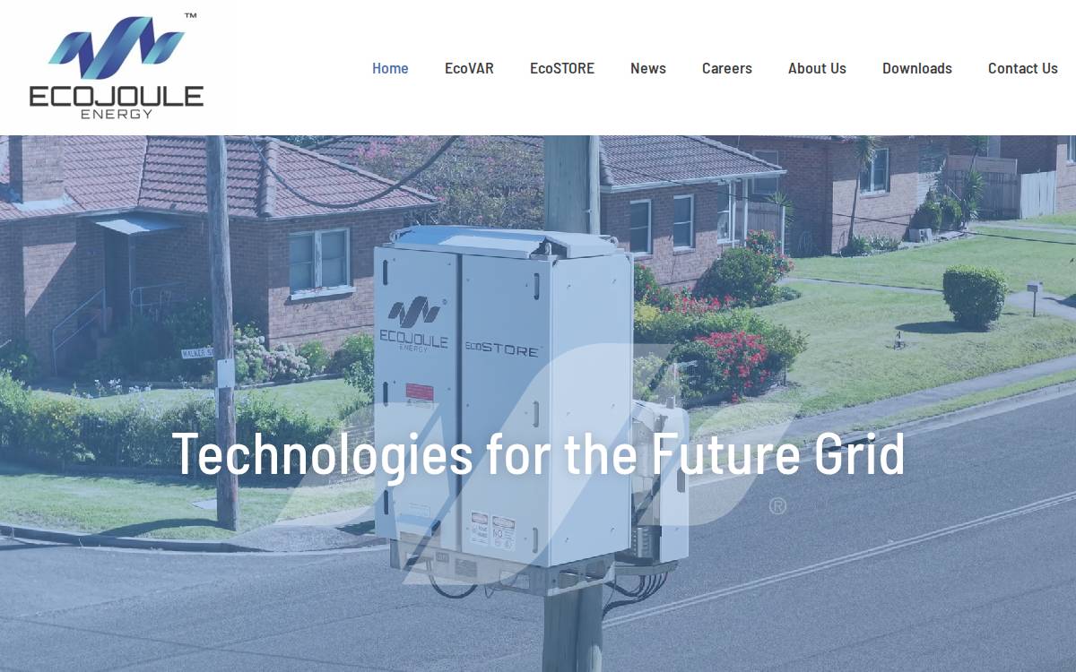EcoJoule Energy website preview