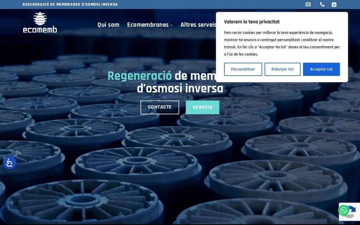 Ecomemb website preview