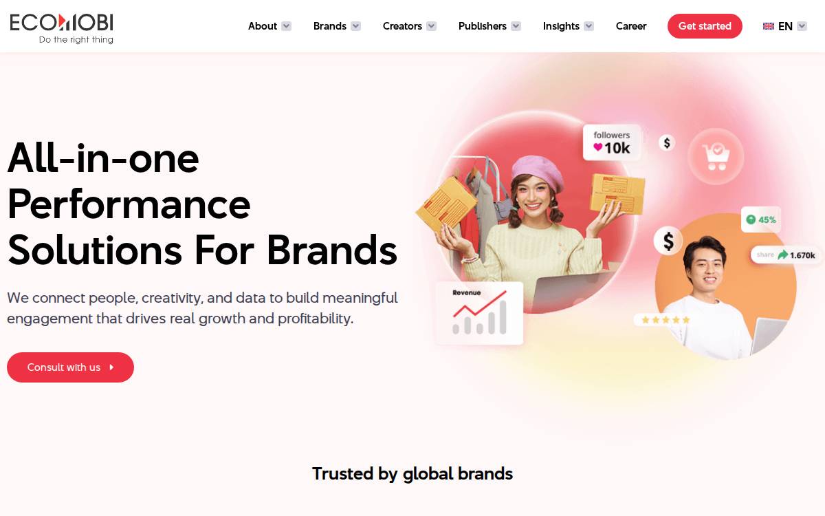 Ecomobi website preview