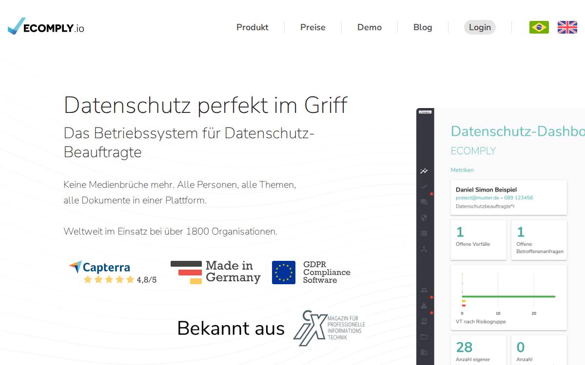 Ecomply website preview