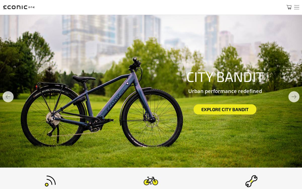Econic One website preview