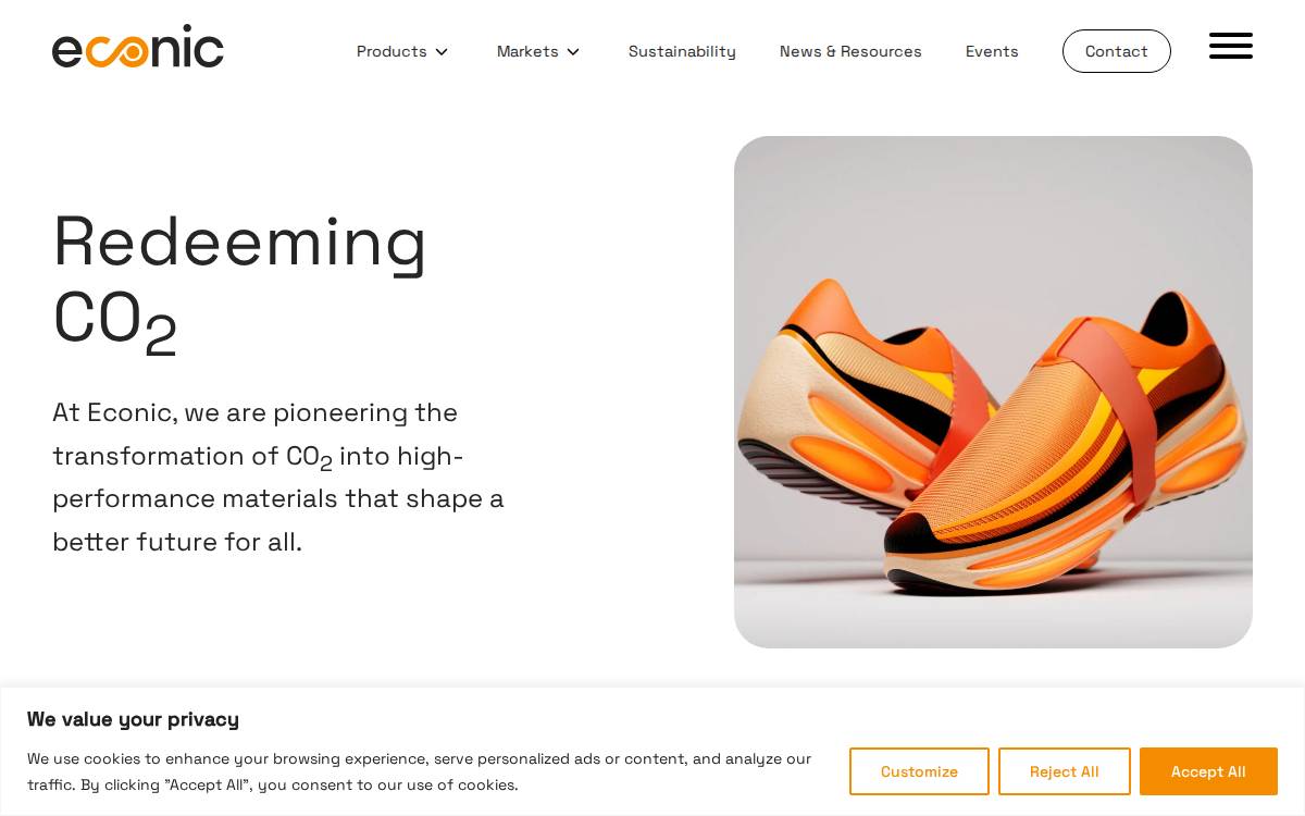 Econic website preview