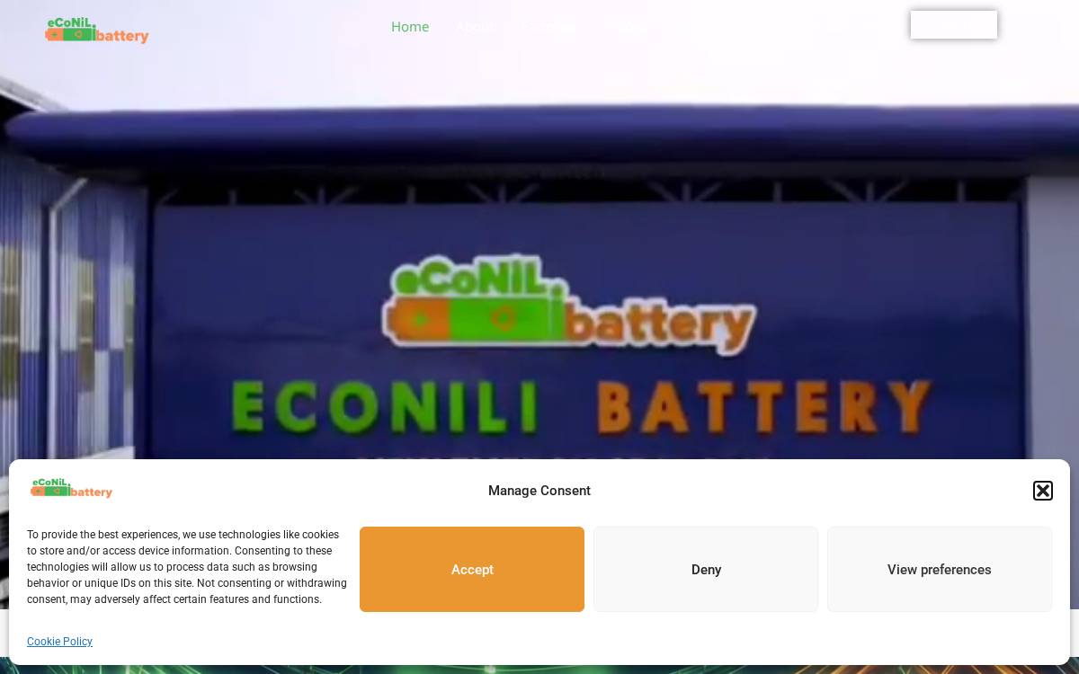 Econili Battery New Energy Sdn Bhd website preview