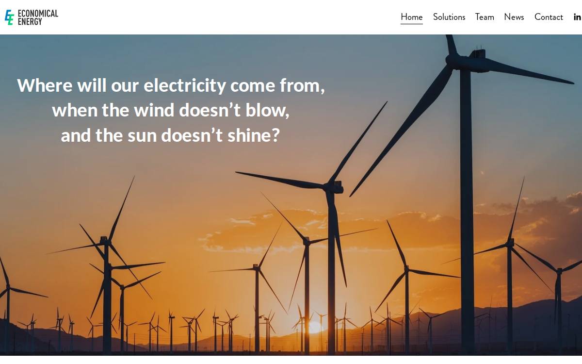 Economical Energy website preview