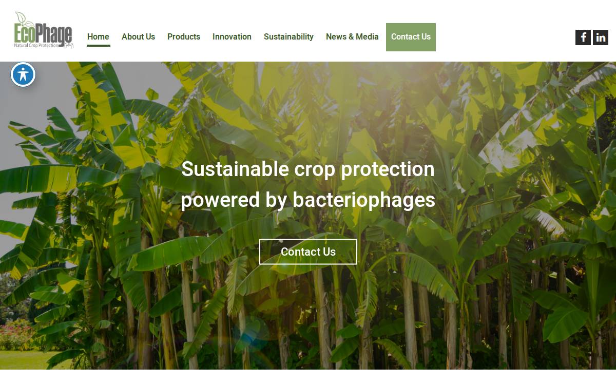 Ecophage website preview