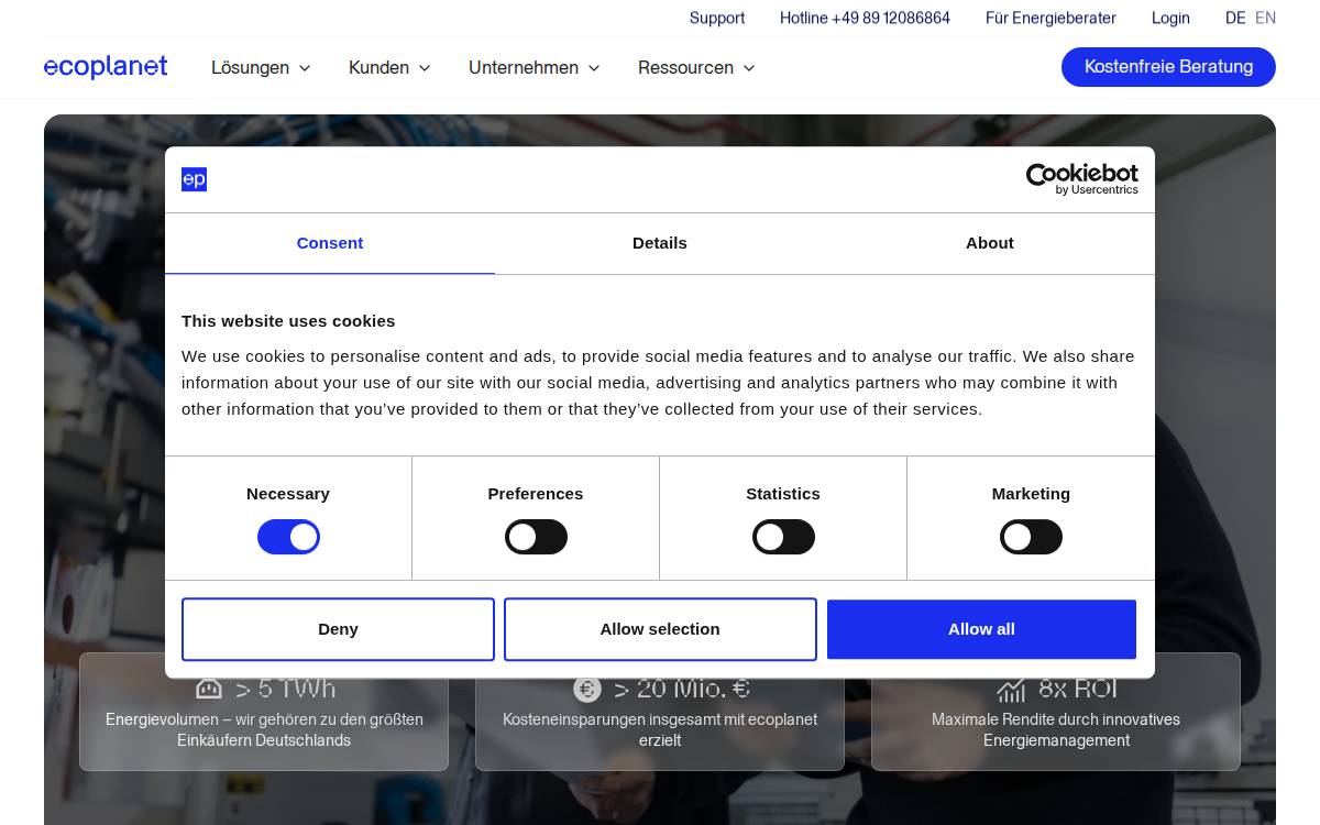 Ecoplanet website preview