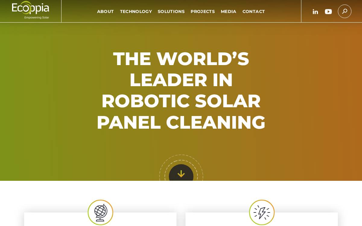 Ecoppia website preview