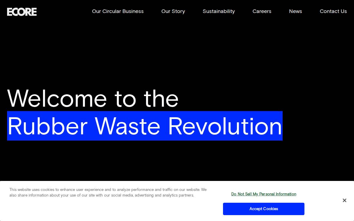 Ecore website preview