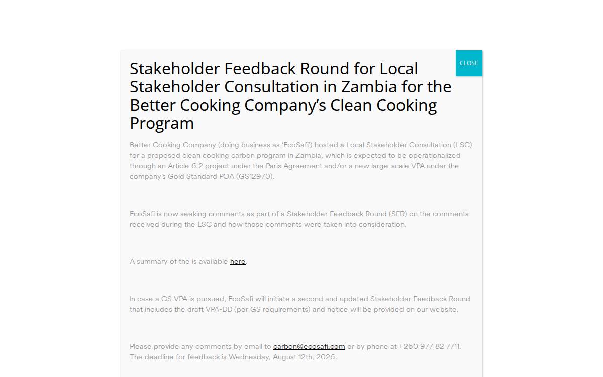 EcoSafi website preview