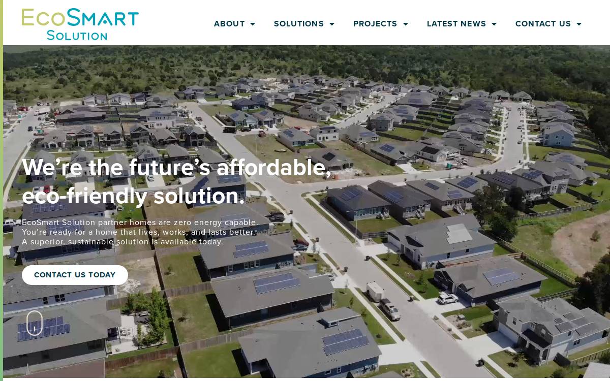 EcoSmart Solution website preview