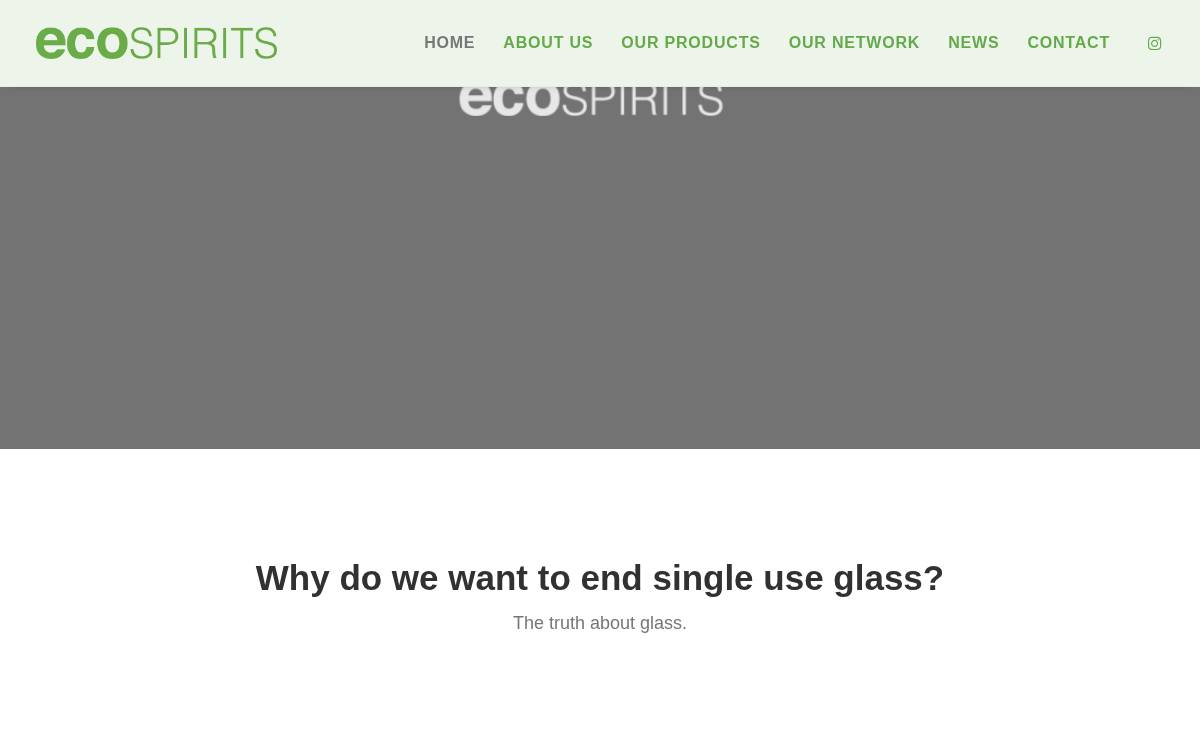 EcoSpirits website preview