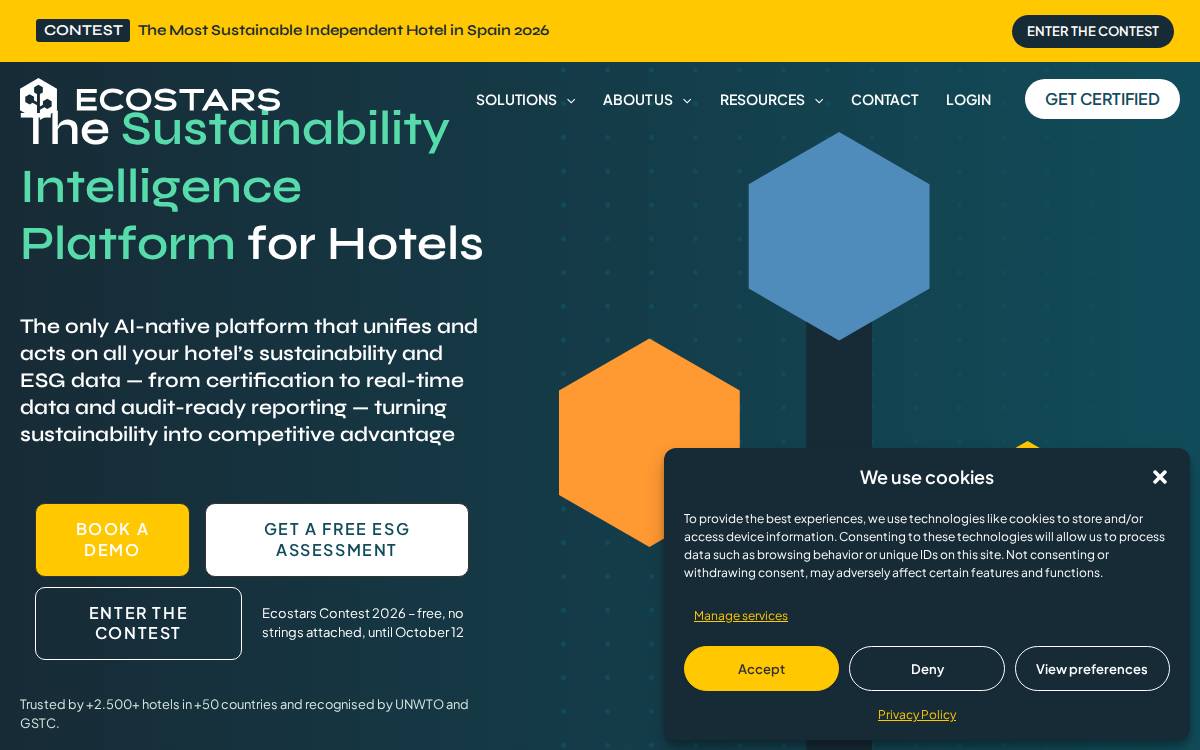 Ecostars website preview