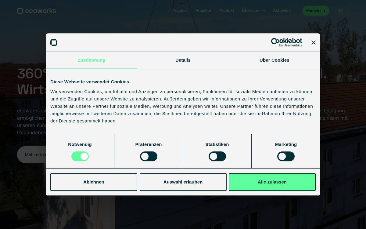 Ecoworks website preview