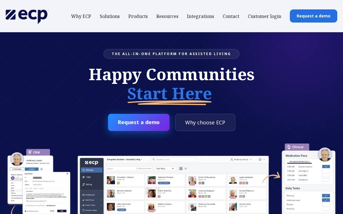 ECP website preview