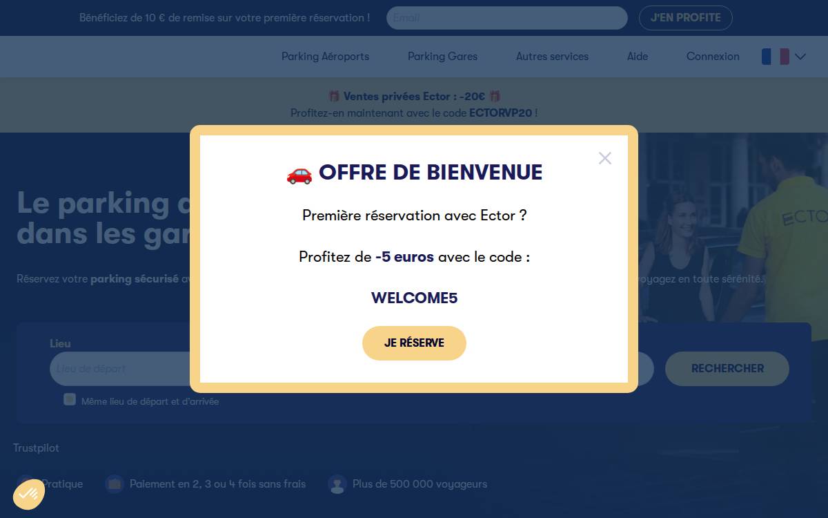 Ector website preview